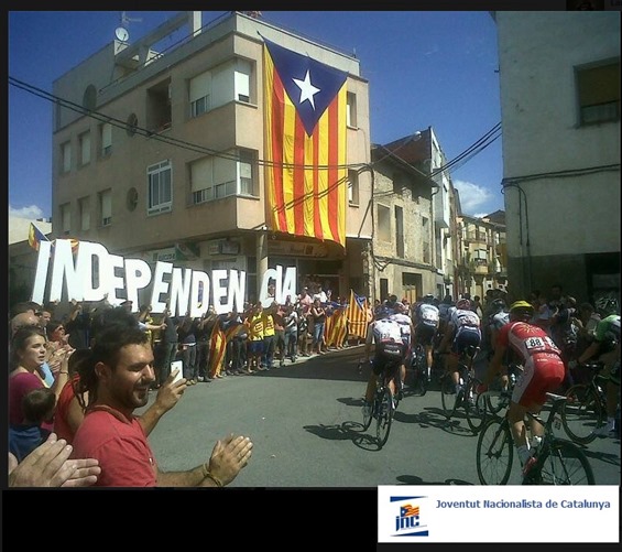 Vuelta de España e nacionalista catalan