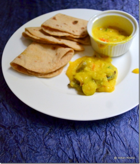 split yellow dal with tindora ivy gourd recipe