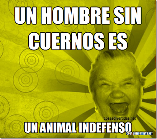 hombre sin cuernos hombre sin cuernos