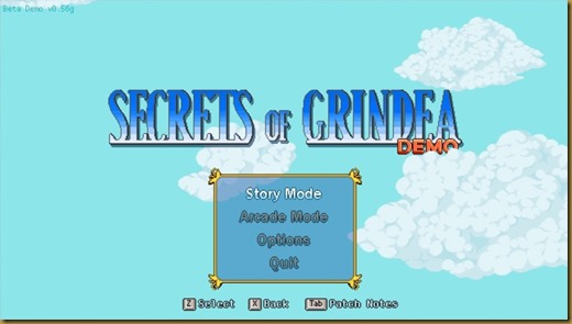 Secrets of Grindea タイトル