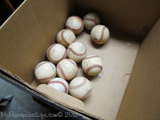 repurposed baseballs repurposed baseballs