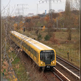 U5 Richtung Hönow - zwischen Tierpark und Biesdorf