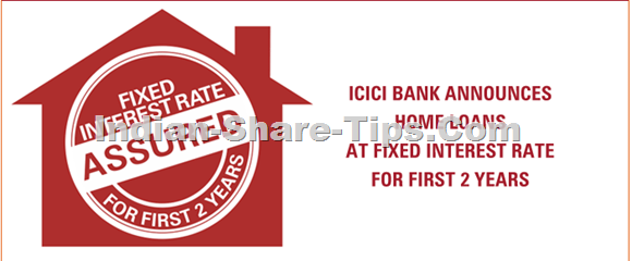 ICICI BANK HOME LOAN FIXED RATE