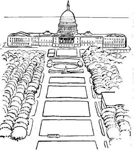 Download WHITE HOUSE COLORING PAGE