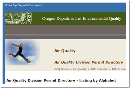 Oregon Department of Environmental Quality Air Permits