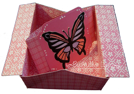Butterfly - shadow box - box-card 2