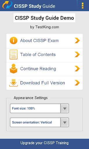 CISSP Study Guide Demo