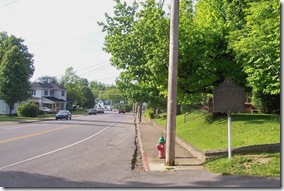 Logan's Station or St Asaph marker on Danville Road on left