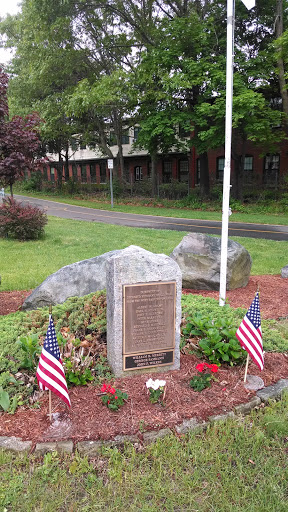 Memorial Stone Of Deceased Veterans  From West Barrington