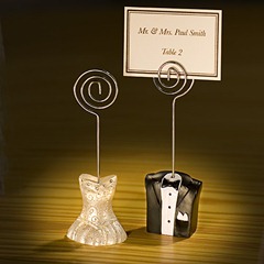 bride and groom place card holders FC5354 lg