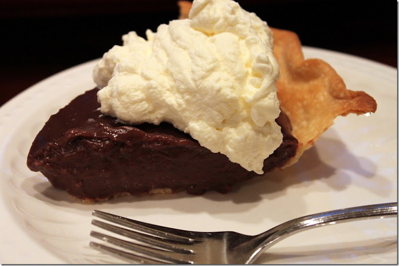 Chocolate Pie with Orange Flavored Whipped Cream 040