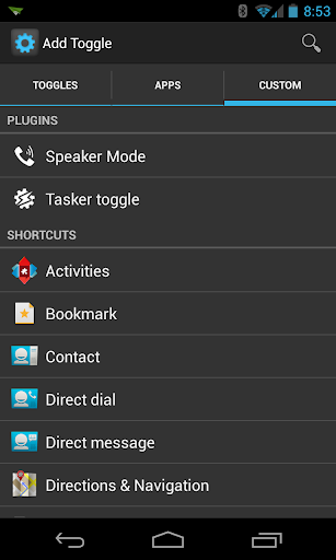 Speaker Mode: Power Toggles