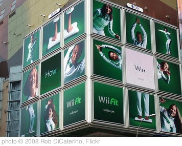 'Wii Fit billboard, NYC 7/12/08 - 2 of 4' photo (c) 2008, Rob DiCaterino - license: http://creativecommons.org/licenses/by/2.0/