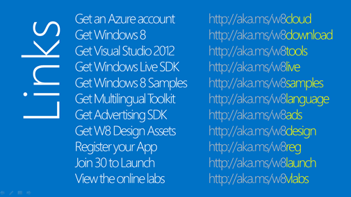 Windows 8 Resources and Links Cheat Sheet