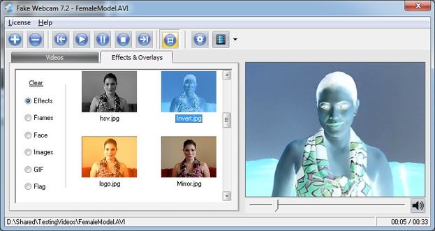 Fakewebcam_Invert