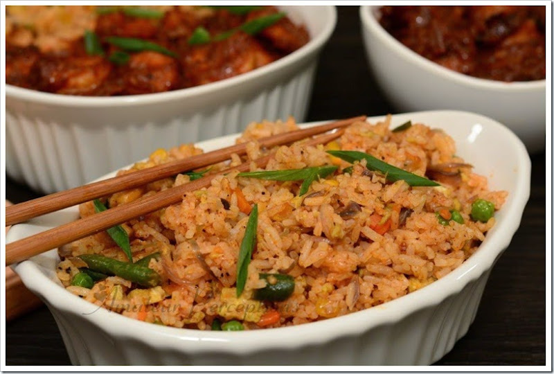 Fried Rice & Sichuan Shrimp 4