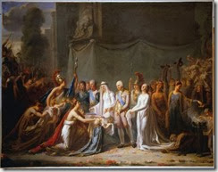 Allégorie de Louis XVIII recevant les clés de Paris