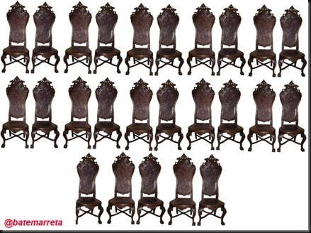 25 cadeiras