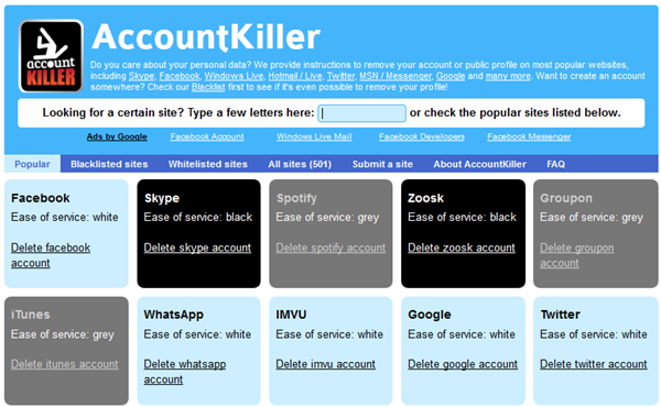 account killer