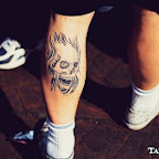skull - Leg Tattoos Designs