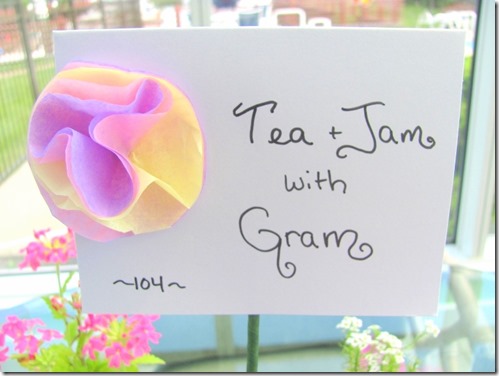 Tea and jam