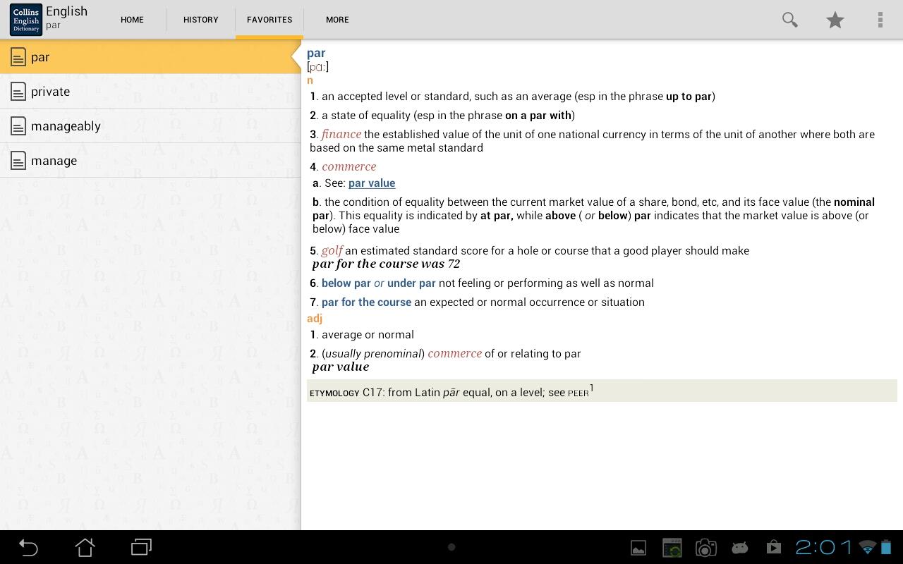 Collins English Dictionary TR Android Apps on Google Play