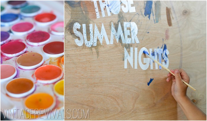 Kids Summer Painting Project
