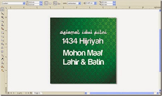 Mendesain Kartu Lebaran dengan CorelDraw - CM Studio