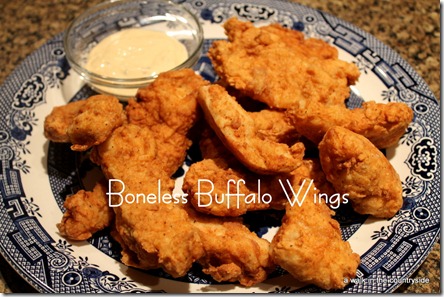 recipe for Boneless Buffalo Wings