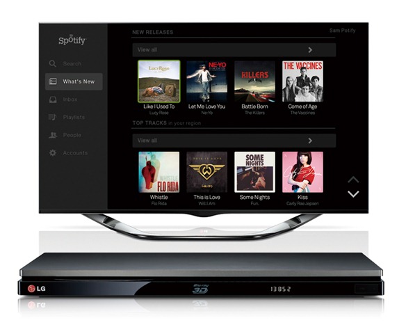 Spotify Launches on LG Smart Media Devices_2