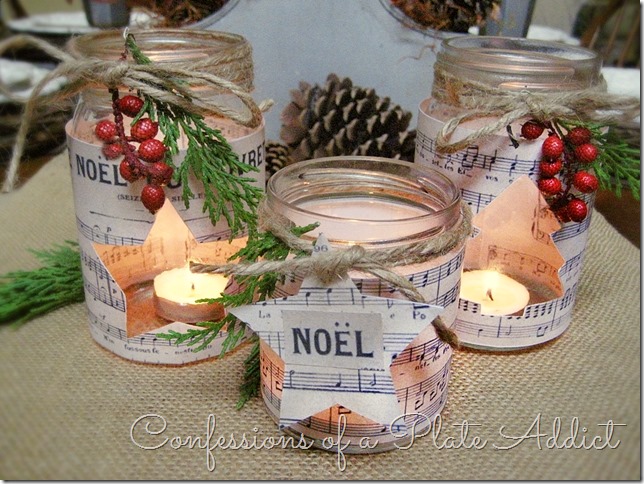 CONFESSIONS OF A PLATE ADDICT French Sheet Music Christmas Candles