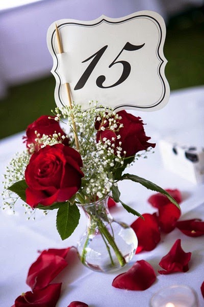 Red Rose Wedding Flowers 34