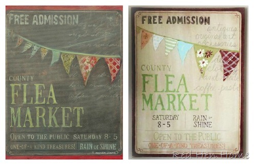 flea market collage