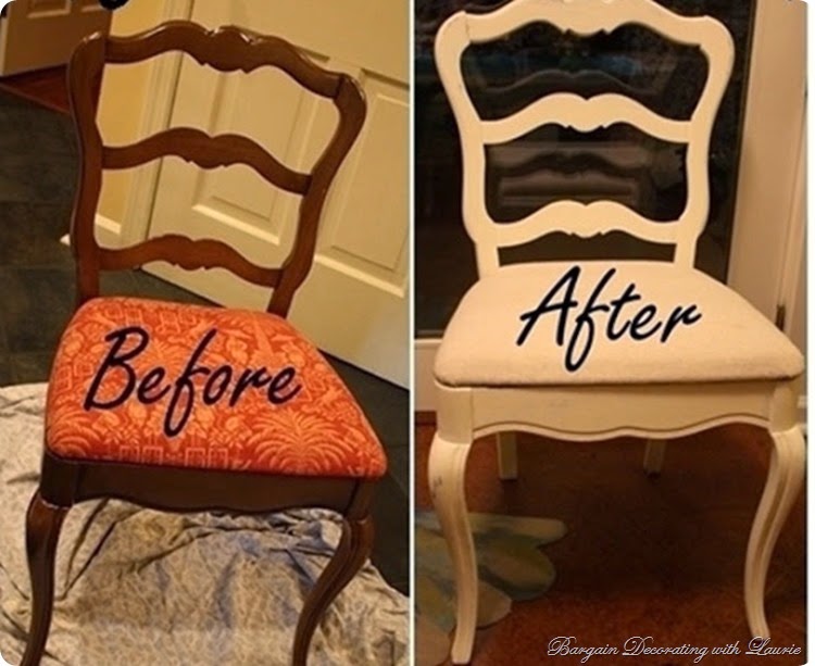 chalk painted chairs