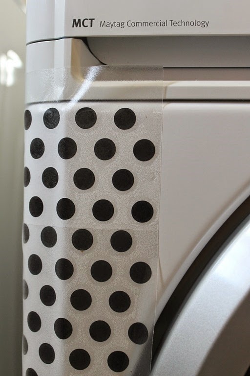 how to put polka dots on your washer 