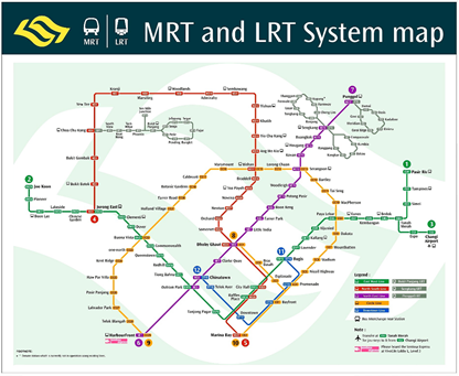 SMRT System Map