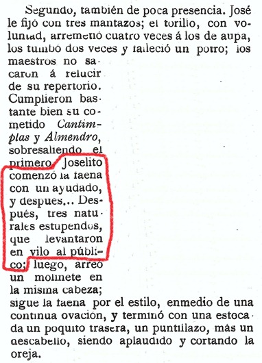 1915-08-01 Santander Reseña SyS Joselito faena 2ª 003