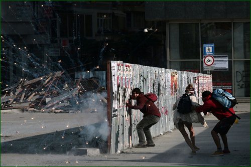 Турецкая полиция разгоняет протестующих