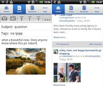 лучшее андроид приложение ЖЖ лучшее андроид приложение liveJornal