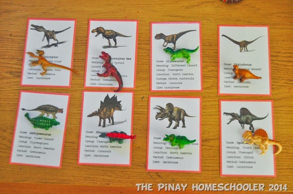 Dinosaur Information Cards