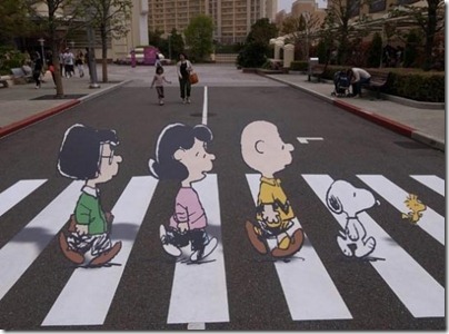 Peanuts Abbey Road