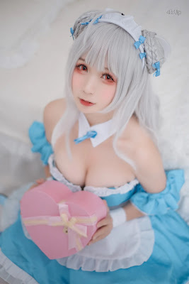 Coser@樱落酱w 小天鹅女仆