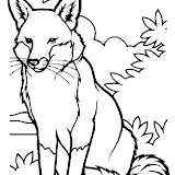 DIBUJOS DE ZORROS PARA COLOREAR