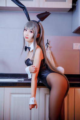 Coser@面饼仙儿 No.064 樱岛麻衣兔女郎