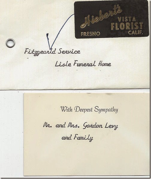 Flower card Gordon Levy