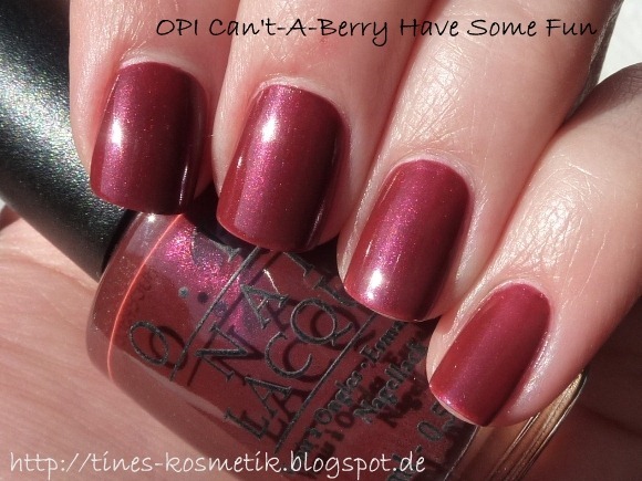 OPI Cant-A-Berry Have Some Fun 2