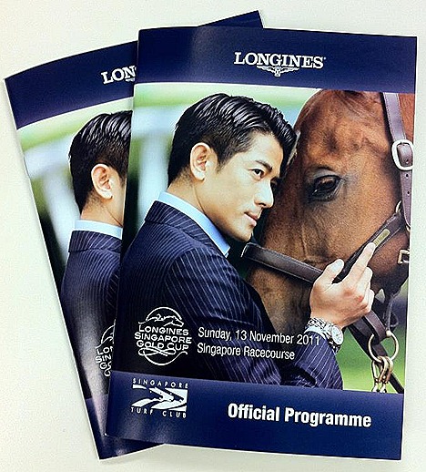 LONGINES SINGAPORE GOLD CUP 2011 WITH AARON KWOK AT SINGAPORE TURF CLUB