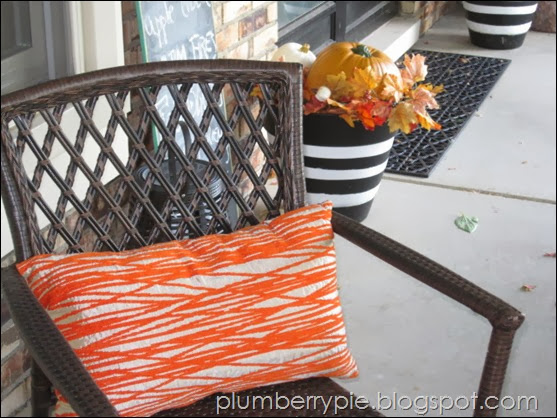 {plumberry pie} fall porch update