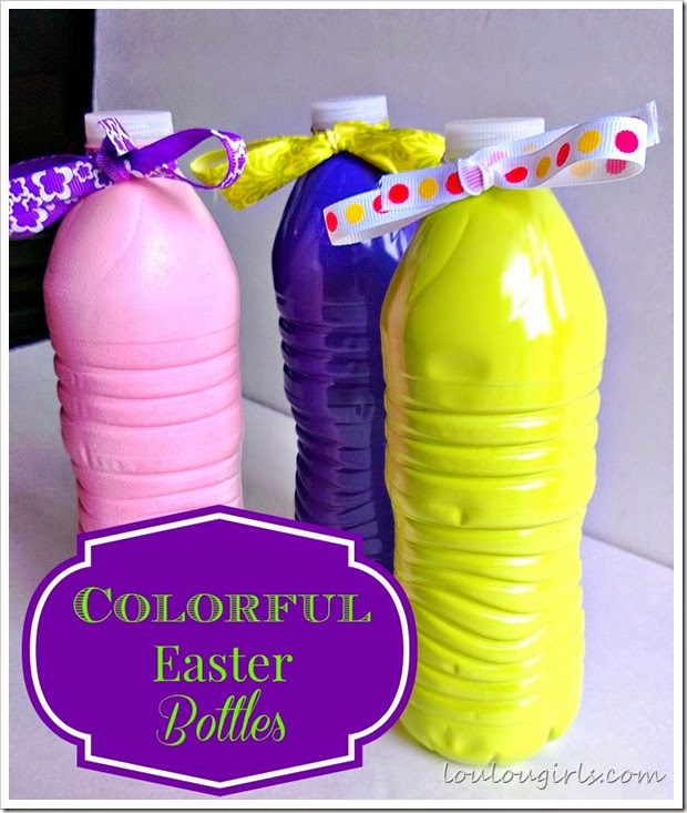 Colorful Easter Bottles