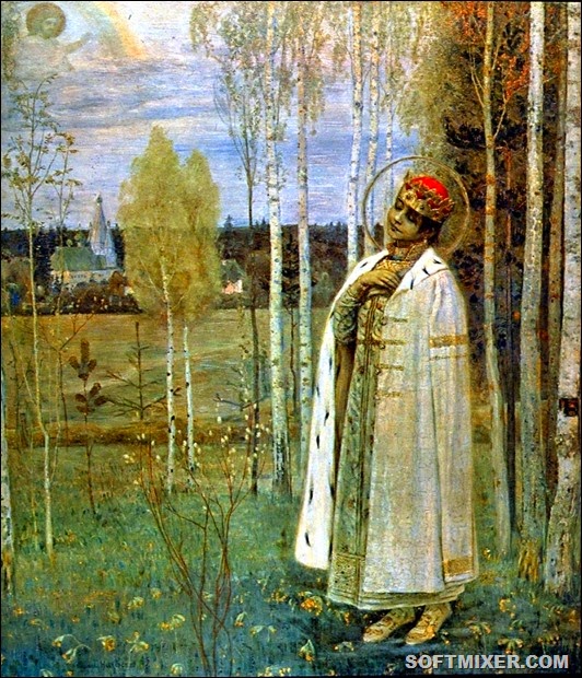 Царевич Дмитрий. Картина М. В. Нестерова, 1899 год